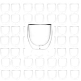 Double Wall Glass Coffee Mugs Cups - 8.5oz/12oz - POPvault