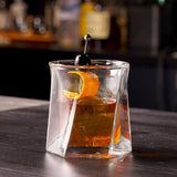Double Wall Hexagon Whiskey Glasses - 10oz - POPvault