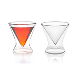 Double - Walled Stemless Martini Glasses - 8oz - POPvault
