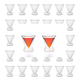 Double - Walled Stemless Martini Glasses - 8oz - POPvault