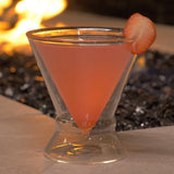 Double - Walled Stemless Martini Glasses - 8oz - POPvault