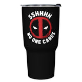 Drinkware Marvel Deadpool No One Cares 27oz Stainless Steel Bottle - POPvault