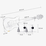 Electric Guitar Whiskey & Wine 34 Oz. Decanter With 2 Pick Whiskey Glasses - POPvault