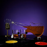 Electric Guitar Whiskey & Wine 34 Oz. Decanter With 2 Pick Whiskey Glasses - POPvault