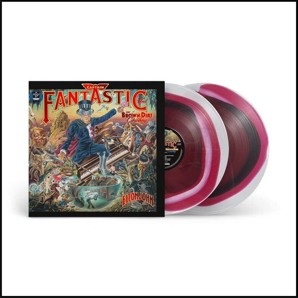 Elton John - Captain Fantastic and the Brown Dirt Cowboy (50th Anniversary Edition) - [180g Tri - Color Sp. Effect 2 LP] Vinyl Record - POPvault
