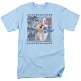 Elvis Presley Blue Hawaii Poster Mens T Shirt Light Blue Officially Licensed - POPvault