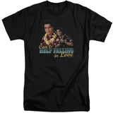 Elvis Presley Cant Help Falling Mens Tall T Shirt Black Officially Licensed - POPvault