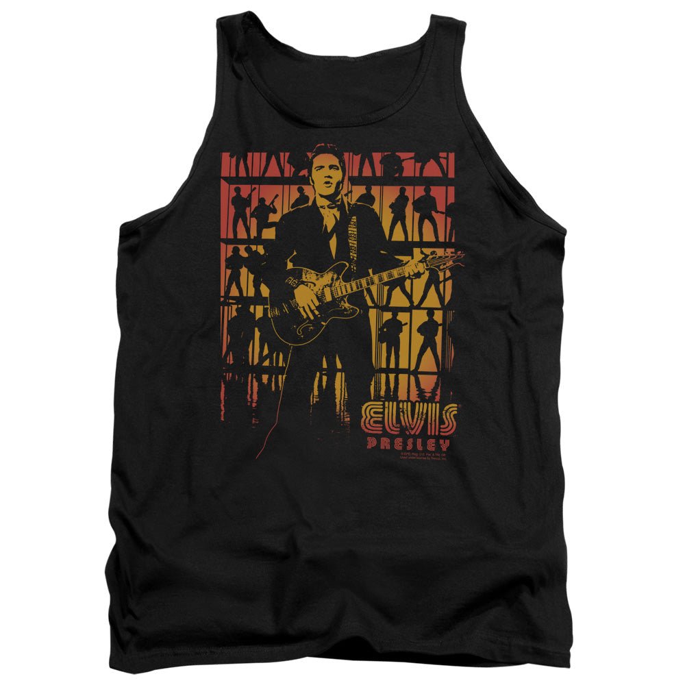Elvis Presley Comeback Spotlight Mens Tank Top Shirt Black Officially Licensed - POPvault