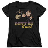 Elvis Presley Dont Be Cruel Womens T Shirt Black Officially Licensed - POPvault