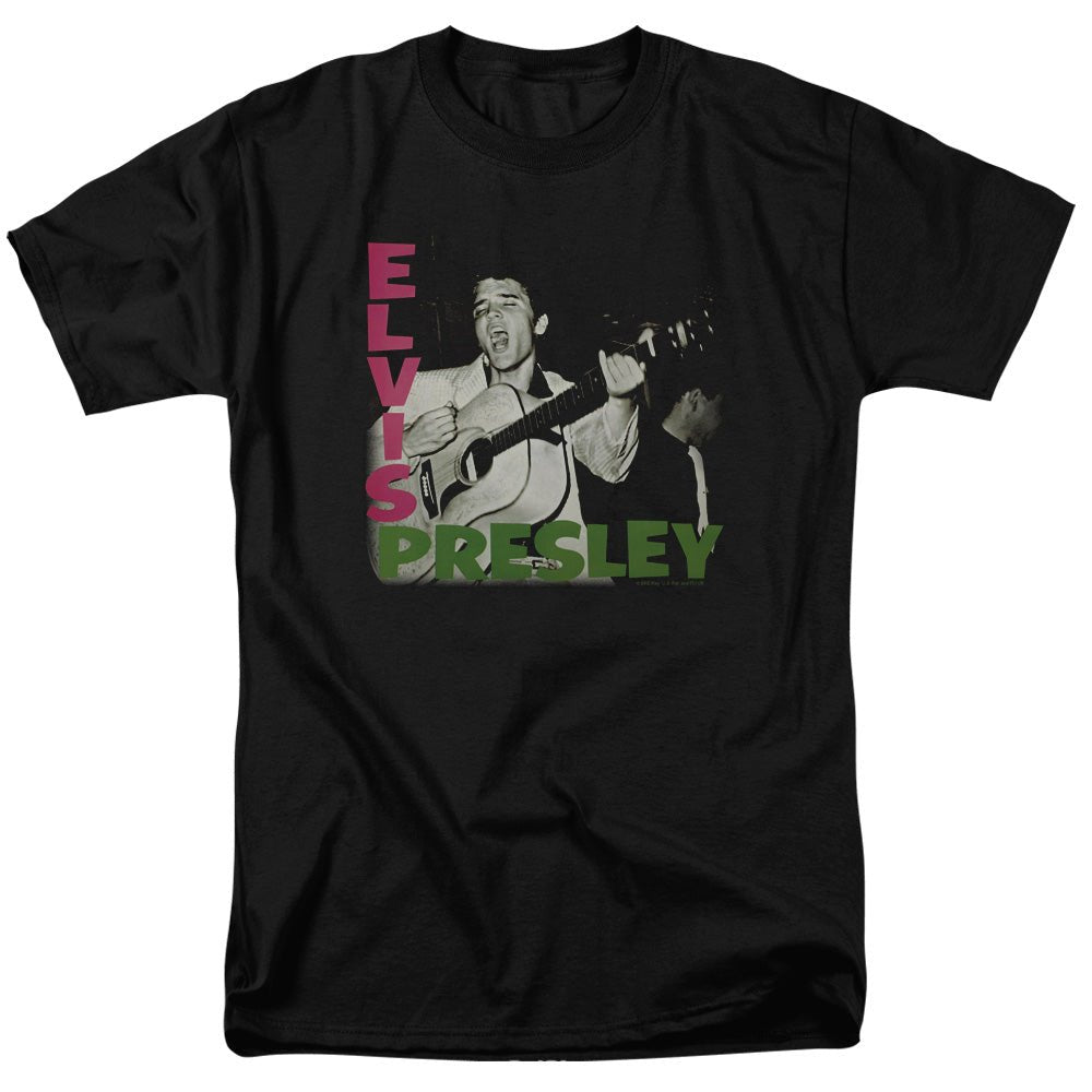 Elvis Presley Elvis Presley Album Mens T Shirt Black Officially Licensed - POPvault