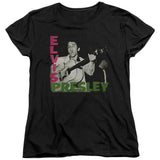 Elvis Presley Elvis Presley Album Womens T Shirt Black Officially Licensed - POPvault