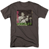 Elvis Presley First Lp Mens T Shirt Charcoal Officially Licensed - POPvault
