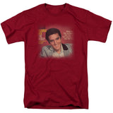 Elvis Presley Jailhouse Rock 45 Mens T Shirt Cardinal Officially Licensed - POPvault