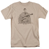 Elvis Presley Laurels Mens T Shirt Sand Officially Licensed - POPvault