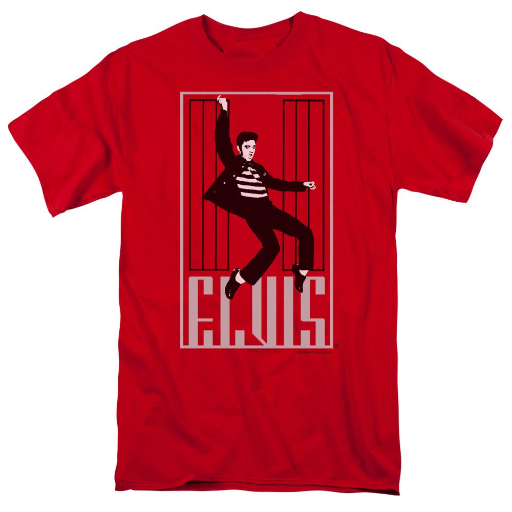 Elvis Presley One Jailhouse Mens T Shirt Red - POPvault