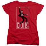 Elvis Presley One Jailhouse Womens T Shirt Red - POPvault