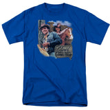 Elvis Presley Ranch Mens T Shirt Royal Blue - POPvault