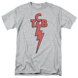 Elvis Presley Tcb Mens T Shirt Athletic Heather - POPvault