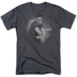 Elvis Presley Trouble Mens T Shirt Charcoal Officially Licensed - POPvault