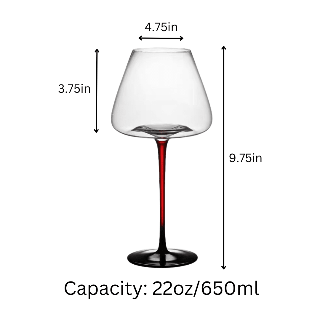 Extra Large Concave Champagne Glasses - 24oz - POPvault