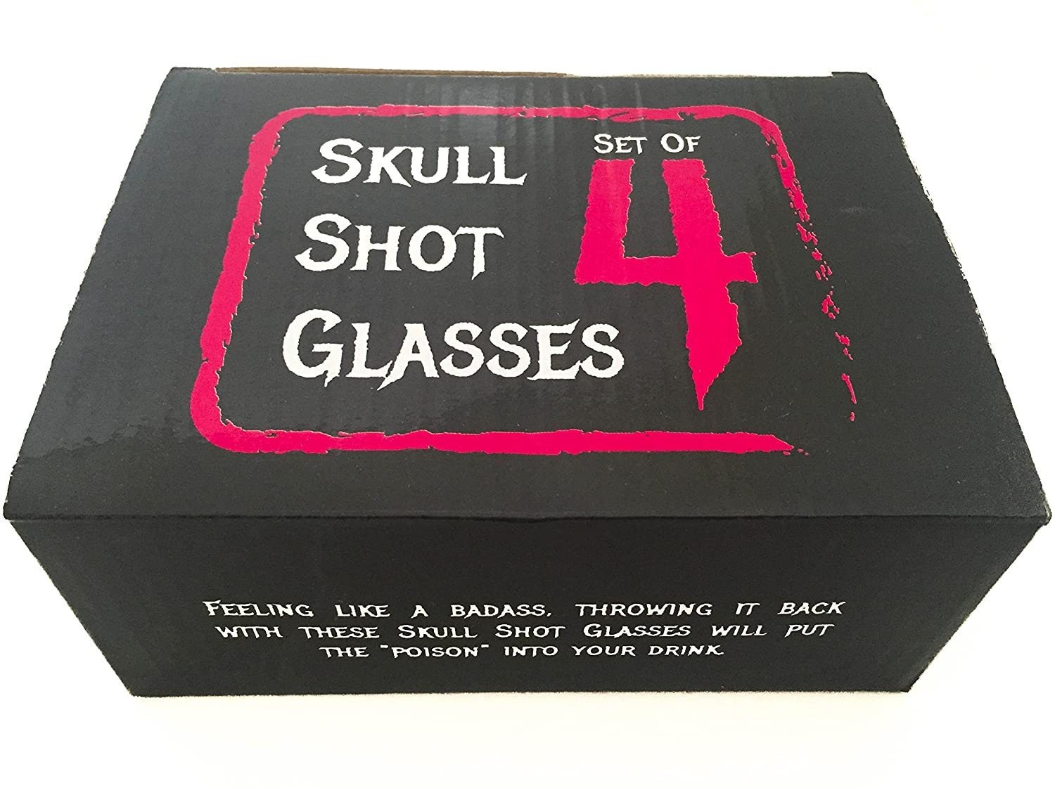 Extra Large Skull 3 Oz. Shot Glasses (Set Of 4) - POPvault