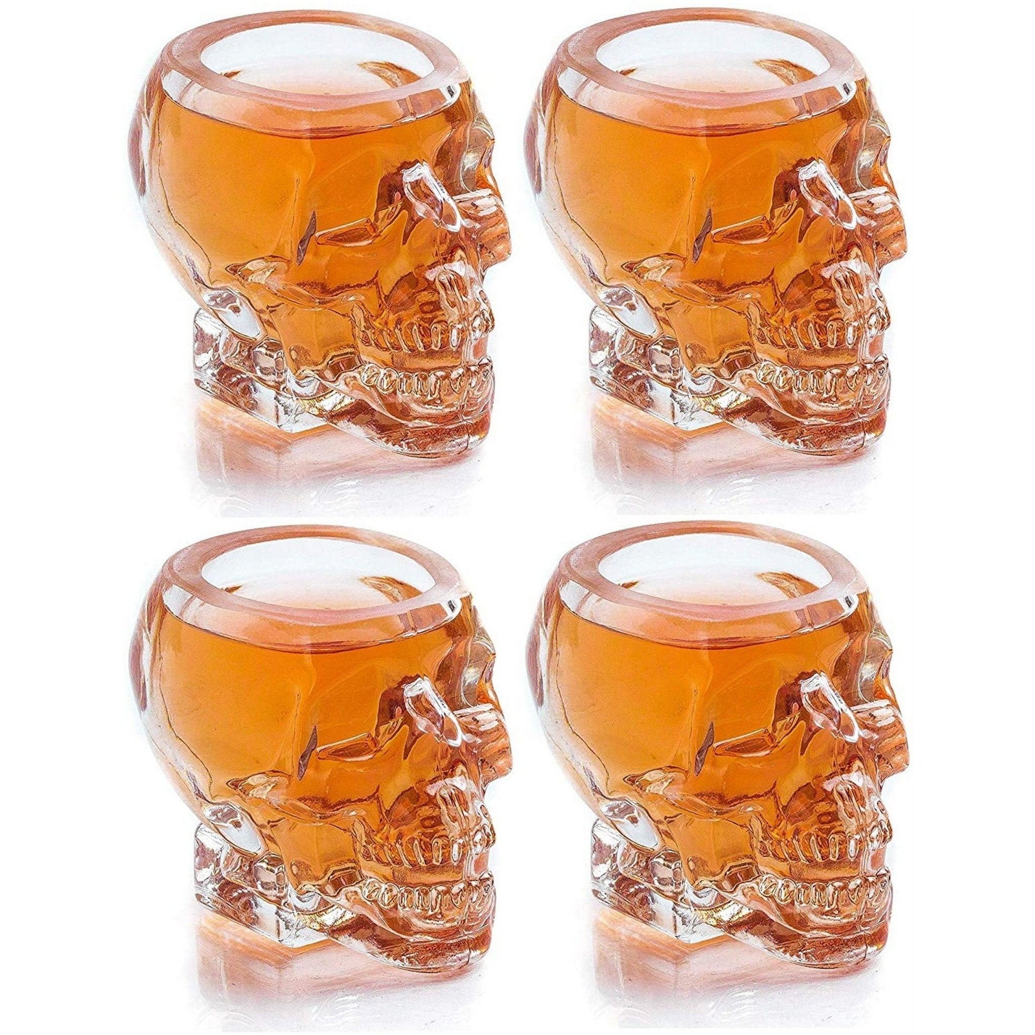 Extra Large Skull 3 Oz. Shot Glasses (Set Of 4) - POPvault