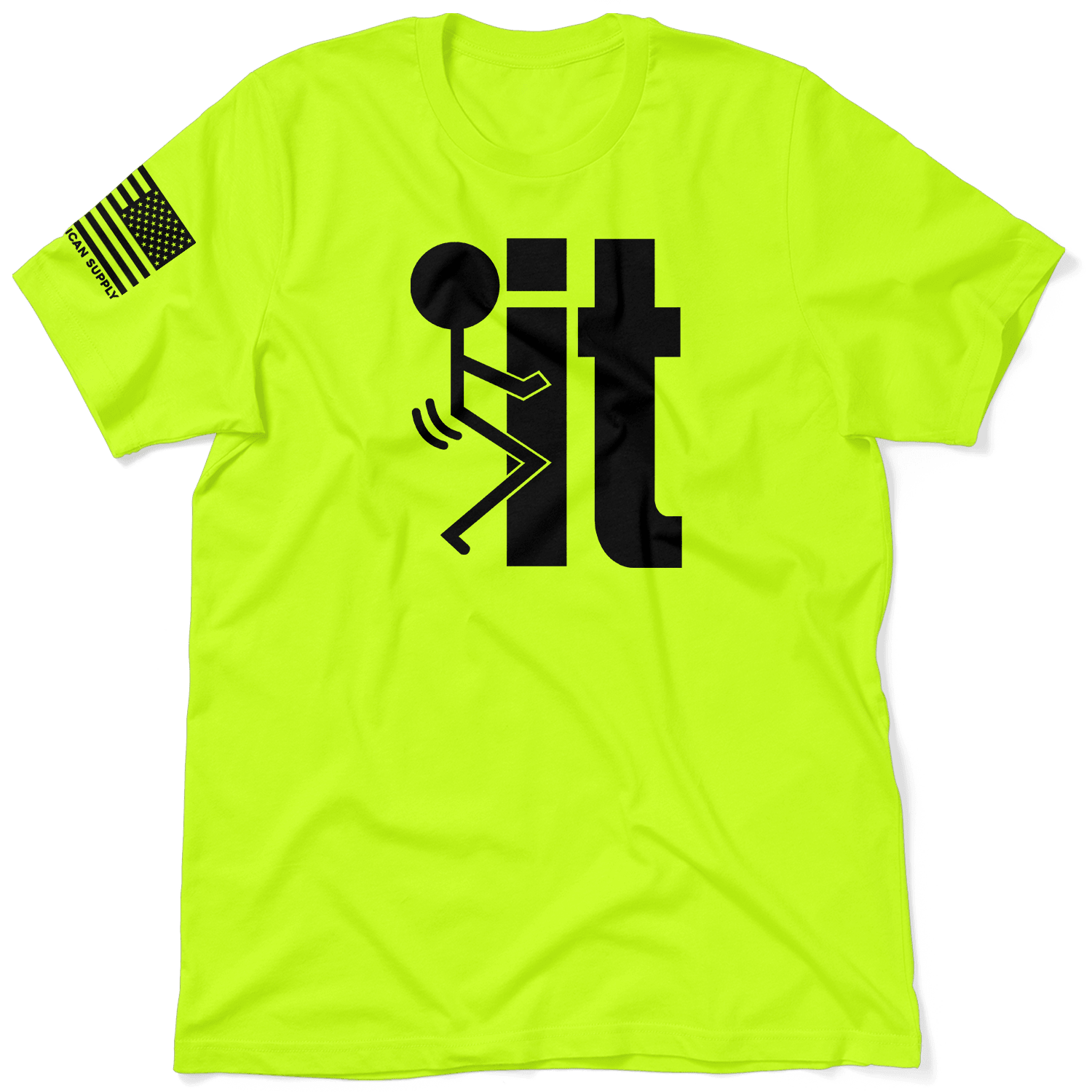 F It - Safety Yellow T-Shirt - POPvault