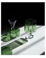 Fancy Ribbed Glassware Set - POPvault