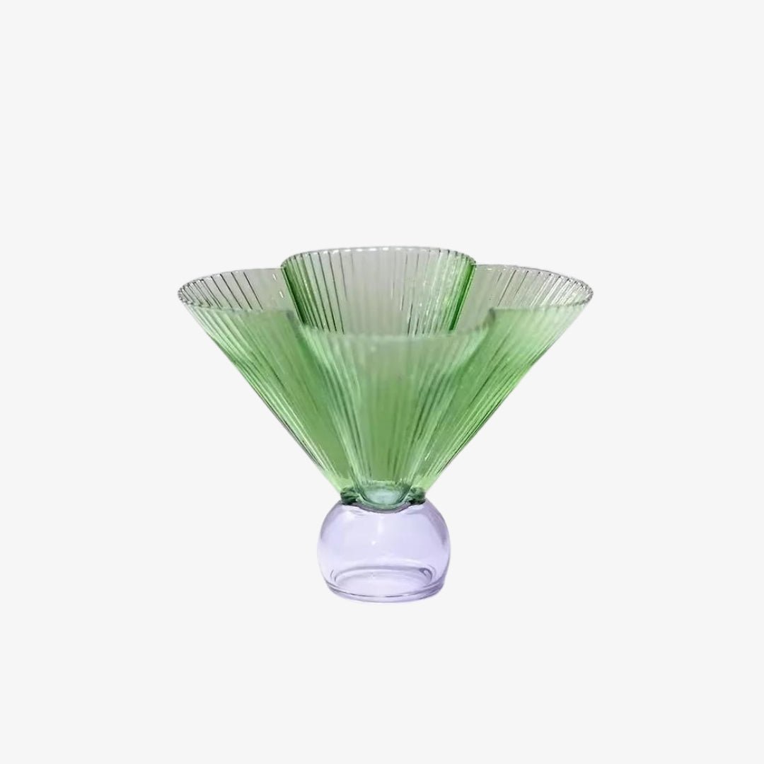 Fancy Ribbed Martini Glass - POPvault