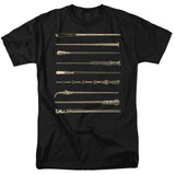 Fantastic Beasts 2 Wands Mens T Shirt Black Officially Licensed - POPvault