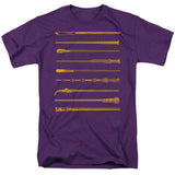 Fantastic Beasts 2 Wands Mens T Shirt Purple Officially Licensed - POPvault