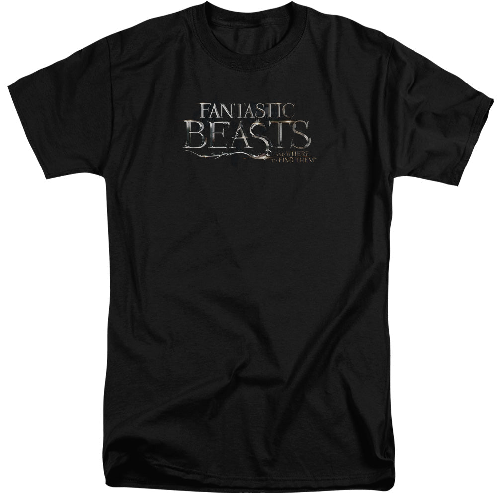 Fantastic Beasts Logo Mens Tall T Shirt Black Officially Licensed - POPvault