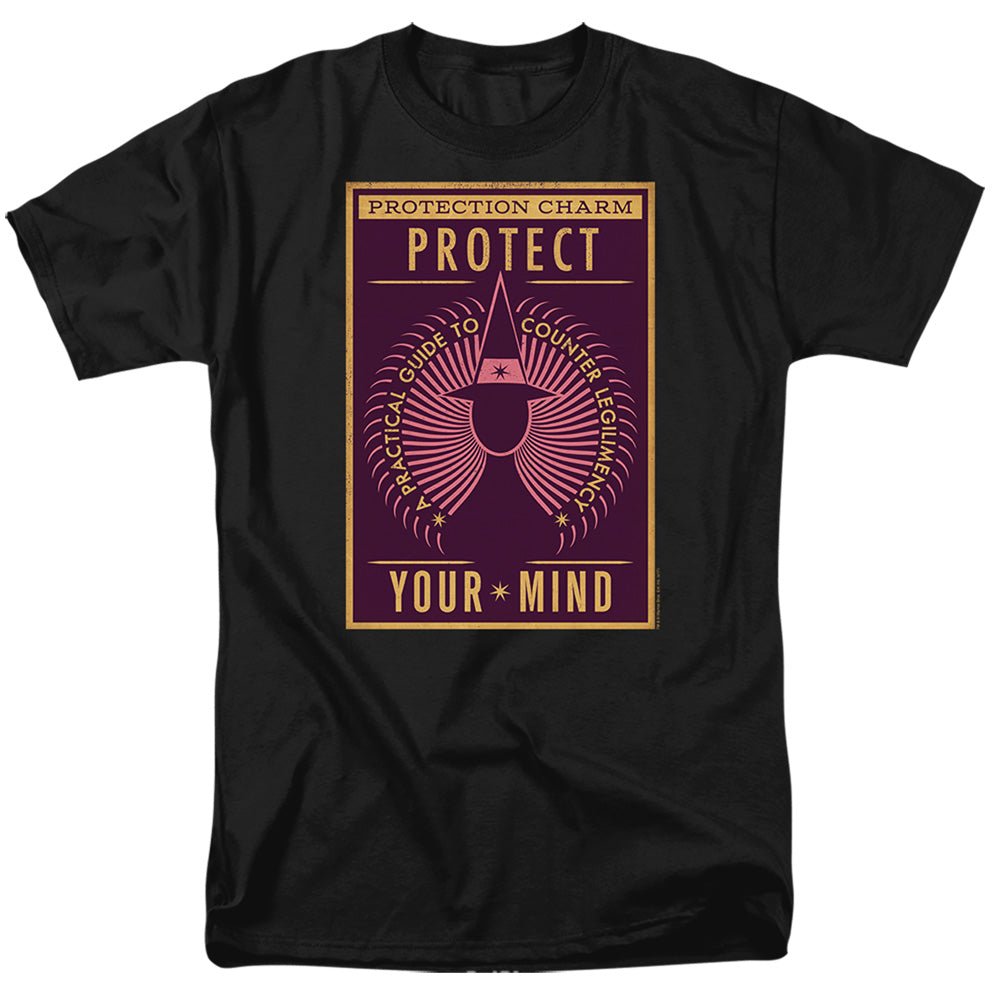 Fantastic Beasts Protect Your Mind Mens T Shirt Black Officially Licensed - POPvault