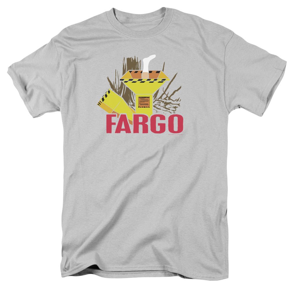 Fargo Woodchipper Mens T Shirt Silver Officially Licensed - POPvault