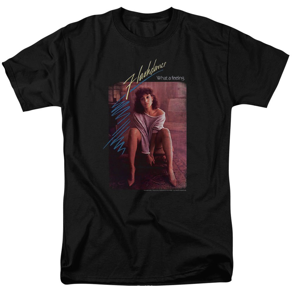 Flashdance Title Mens T Shirt Black Officially Licensed - POPvault