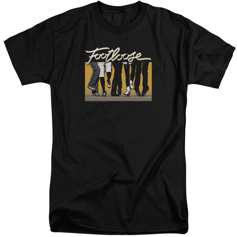 Footloose Dance Party Mens Tall T Shirt Black Officially Licensed - POPvault