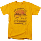 Forrest Gump Ultra Marathon Mens T Shirt Gold Officially Licensed - POPvault