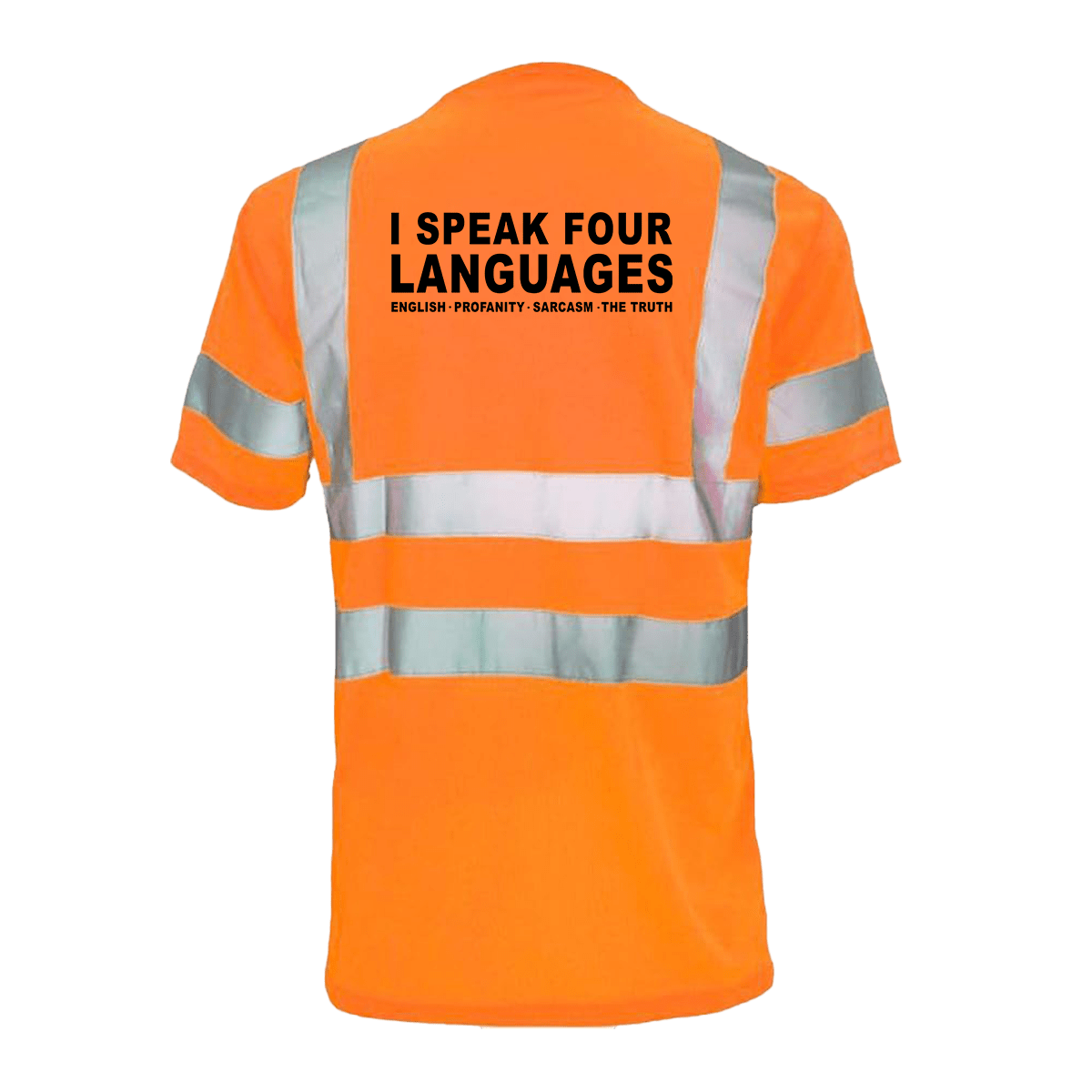 Four Languages - Reflective Safety T-Shirt - POPvault
