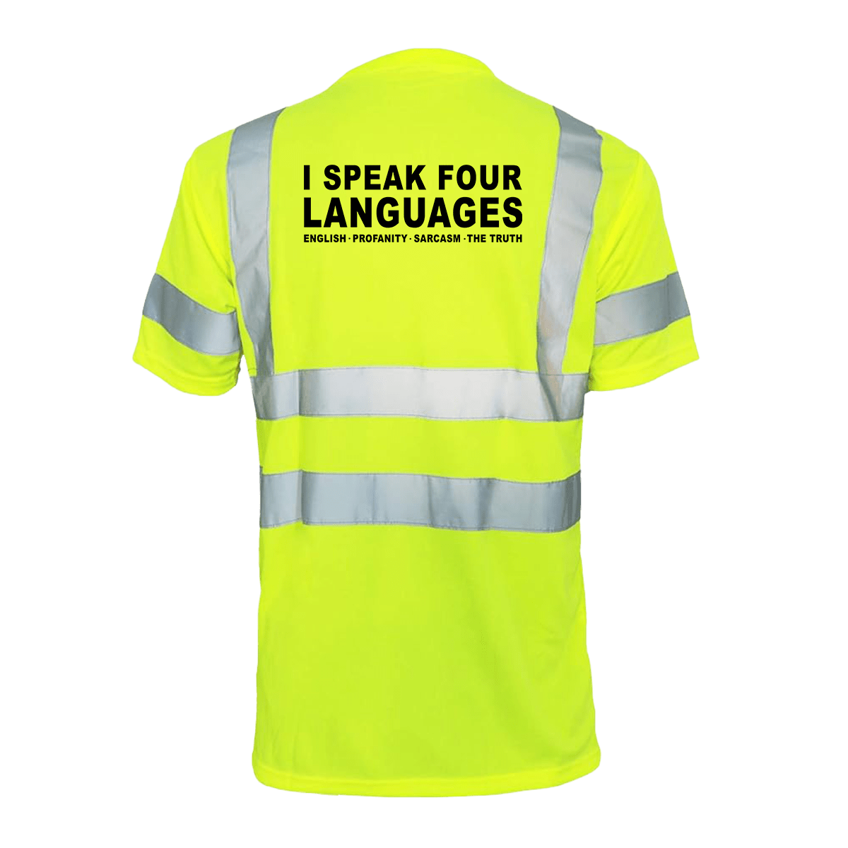 Four Languages - Reflective Safety T-Shirt - POPvault