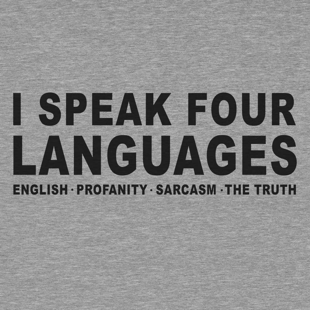 Four Languages - Safety Yellow Hi - Vis T-Shirt - POPvault