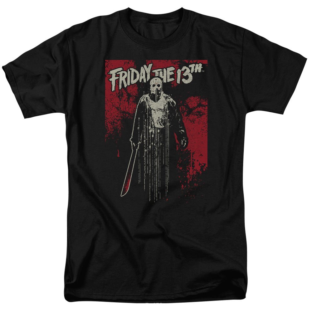 Friday The 13Th Drip Mens T Shirt Black Officially Licensed - POPvault
