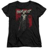 Friday The 13th Drip Womens T Shirt Black Officially Licensed - POPvault