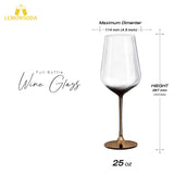 Full - Bottle Premium Artisan Copper Wine Glasses (750 mL / 25 fl. oz) - POPvault