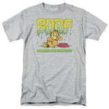 Garfield Manners Mens T Shirt Athletic Heather Officially Licensed - POPvault