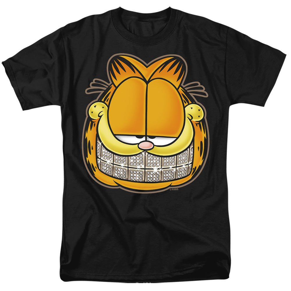 Garfield Nice Grill Mens T Shirt Black Officially Licensed - POPvault