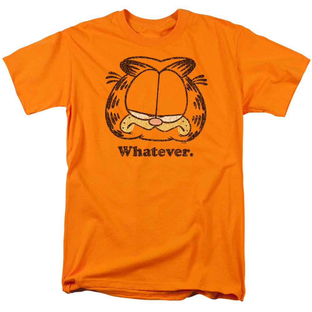 Garfield Whatever Mens T Shirt Orange Officially Licensed - POPvault
