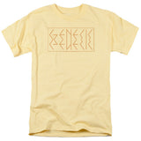Genesis Mirror Logo Mens T Shirt Yellow - POPvault