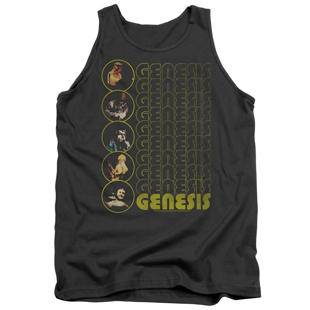 Genesis The Carpet Crawlers Mens Tank Top Shirt Charcoal - POPvault