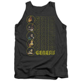 Genesis The Carpet Crawlers Mens Tank Top Shirt Charcoal - POPvault