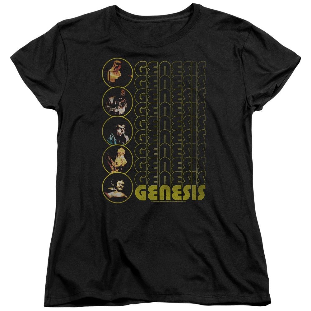 Genesis The Carpet Crawlers Womens T Shirt Black - POPvault